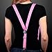 Pink LED Light Up Suspenders