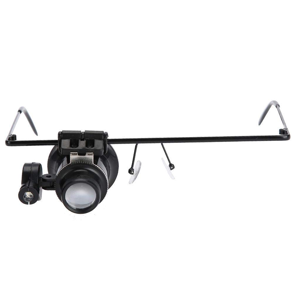 Watch Repair Magnifying Glass, 20X Magnifying Glass Watch Repair Tool Jewelry Accessory Magnifier with LED Light