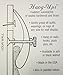 Hang-Ups® Original Made in USA - 1 Pair Walnut Wood Quilt Hang-Ups® Fabric Hanger Clips - Regular 3-3/16