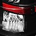 Xtune For 2007-2013 Silverado Black LED Perform Tail Lights Rear Brake Lamps Upgrade Pair L+R/2008 2009 2010 2011 2012 2013