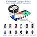 WEIZY 2 in 1 Wireless Charger for Apple Watch, Portable Fast Wireless Charging Dock Stand Compatible with iPhone X/XS MAX/XR/8/8 Plus, Samsung S9 S8 S7 Edge S6 Edge+ Note 9 Note 8, iWatch (White)