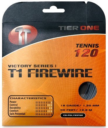 Tier One t1-firewire co-polyester cuerda para raqueta de tenis, set -