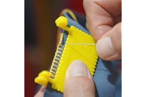 Clip On Sewing Tool, Durable Plastic Seam and Edge Holder for Knitting and Fabric, Sewing Aid for Beginners, DIY Clothing Rep