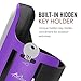 Galaxy S7 Edge Armband, MoKo Sweatproof Sports Armband Exercise Running Arm Band Case for Samsung Galaxy S7 Edge, with Key Holder, Great Earphone Connection, Purple (Fits Arm Girth 10.8