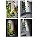 FAMI Solar Lights Outdoor,Wireless Solar Gutter Lights,Waterproof Security Lights with Dark Sensor Auto On/Off for Outdoor Wall,Back Yard,Fence,Front Door,Driveway,Garage(300LM 1 Pack)