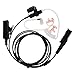 TENQ 2-Wire Two-Way Radio Surveillance Earpiece Kit for Motorola Xpr3300 Xpr3500 XIR P6620 XIR P6600 E8600 E8608 Mototrbo