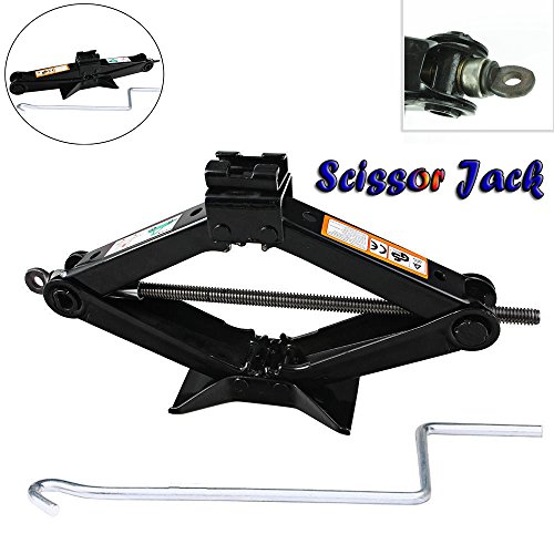 Click Here to See More Images Spare Tire Kit Scissor Jack with Speed Handle 2 Ton Floor Jack Wind Up Lift for Caravans / Honda Jazz / Audi / BMW / Benz / Ford / Toyota / Dodge / Chevy