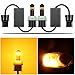 Alla Lighting Directly Plug & Play 1300 Lumens CAN-BUS Error Free 21W CREE Extremely Super Bright Yellow 7440 7441 W21W 7440NA LED Bulbs for Turn Signal Blinker Light Lamps Replacement