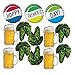VictoryStore Yard Sign Outdoor Lawn Decorations: Fathers Day Decorations Hoppy Father's Day, Beer Hops with stakes
