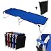 Magshion Furniture VE-COT-BL-D Camping Folding Military Cot, Blue