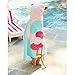 Mud Pie Women's Flamingo Hooded Towel Pink Towel