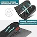 Shoe Lifts for Men & Women Height Increase Insoles Air Cushion Heel Inserts Orthotic Heel Shoe Lifts Kit Taller Insoles Variable Height (2-Layer,Black)