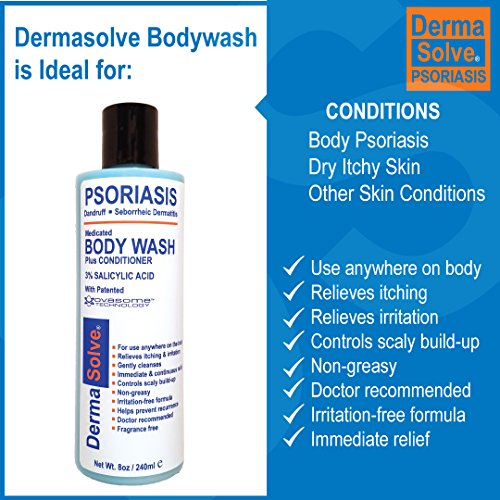 Psoriasis Body Wash by DermaSolve (2Pack) Psoriasis, Eczema