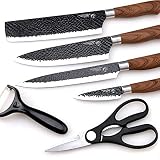 6 Pieces Kitchen Knife Set, Non-stick Professional Chef's Knives