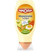 Amora Mayonnaise De Dijon Originale Flacon 225g (Amora Mayonnaise With Dijon Mustard Squeezy Bottle 225g)