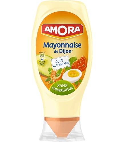 Amazon.com : Amora Moutarde de Dijon (Flacon Souple) 265g