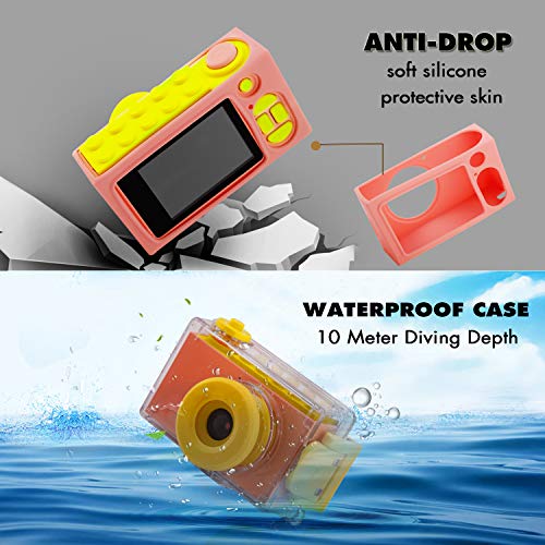 image for TURN RAISE Upgraded Version Kids Digital Camera, Mini 2 Inch Screen Ki
