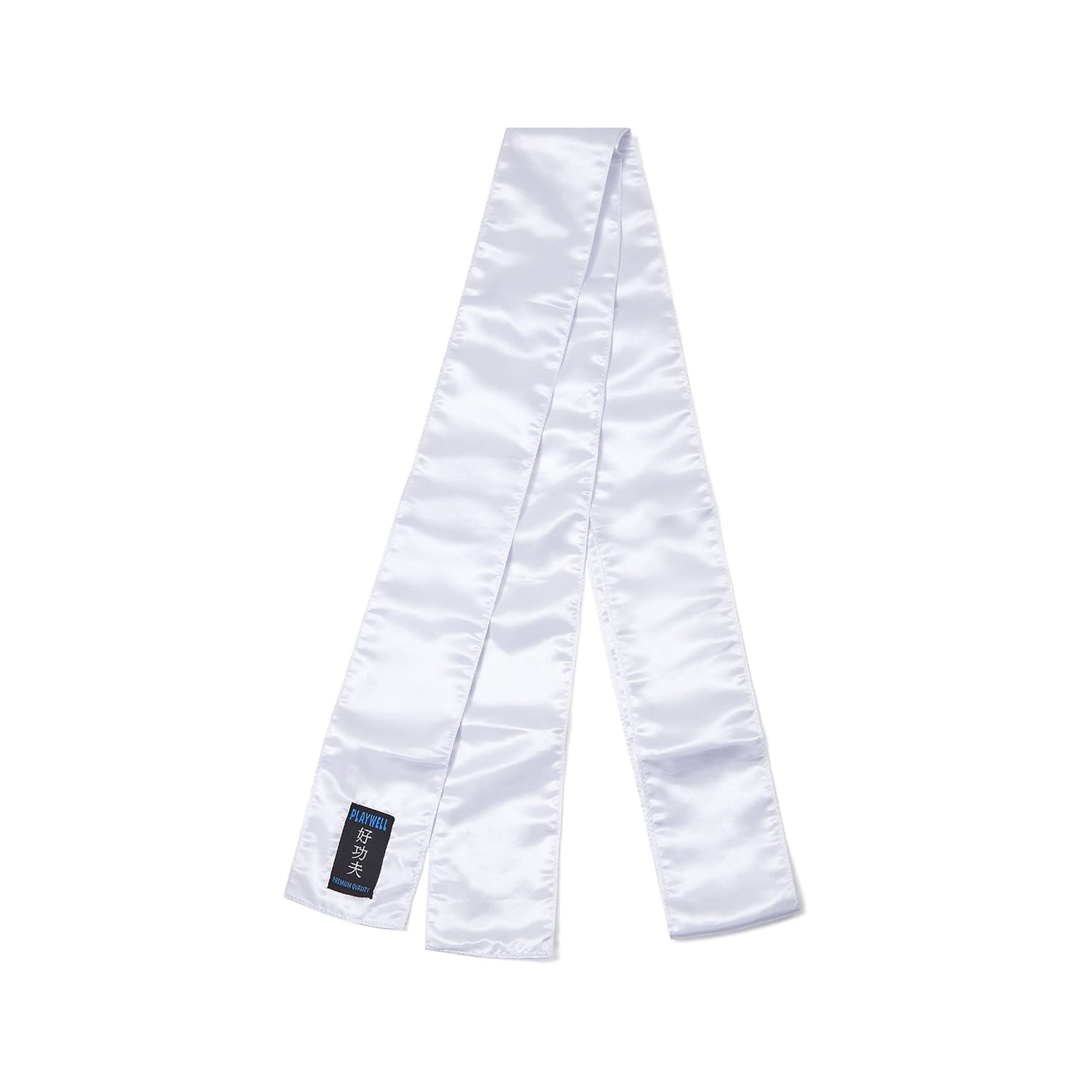 Playwell Martial Arts Grading Satin Kung Fu Sash - White