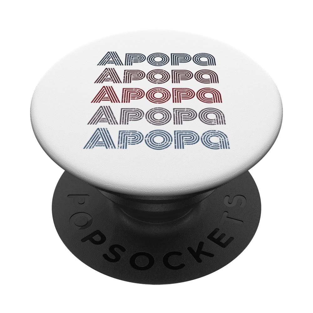 El Salvador 70's City Retro Vintage Apopa PopSockets Swappable PopGrip