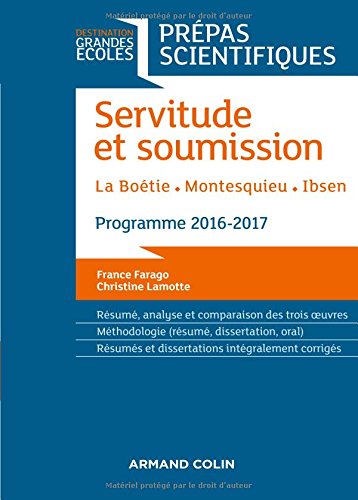 Servitude et soumission