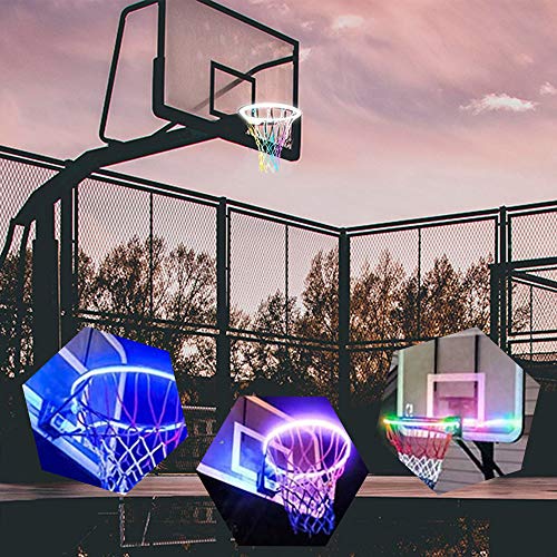 SYCYKA LED Basketball Hoop Lights Basketball Rim LED Solar Light Light