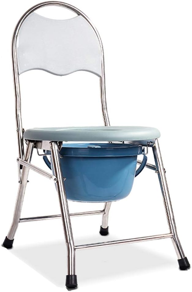 Heavy Duty Drop Arm Bariatric Commode, Bedside Commode Toilet Chair, Medical Folding Bathroom Safety Frame, for Elderly, Adults