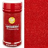 Wilton Christmas Sprinkles, Red Sanding Sugar