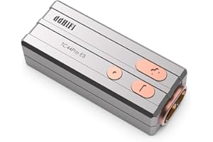 ddHiFi TC44Pro E3 Decoding Amplifier Hi-Res DAC/AMP Adapter with Dual CS43198 DAC, 3.5mm & 4.4mm Balanced Output, Detachable Cable for Phone/PC