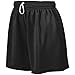 Augusta Sportswear Womens Girls Wicking Mesh Short, Black, Medium US