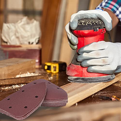Bates Mouse Detail Sander Sandpaper, 30 pcs, 40/80/120/180/240 Grits, Sanding Pads, Mouse