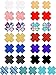 SATINIOR 15 Pairs Multi Design Pasties Breast Covers Disposable Bra Satin Petal Stickers