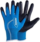 Rostaing Unisex Canada Work Gloves Turquoise Blue M Thermal Insulation Nitrile view 2