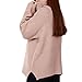 Pinksee Women's Casual Long Sleeve Turtleneck beige Knit Pullover Sweater (L)