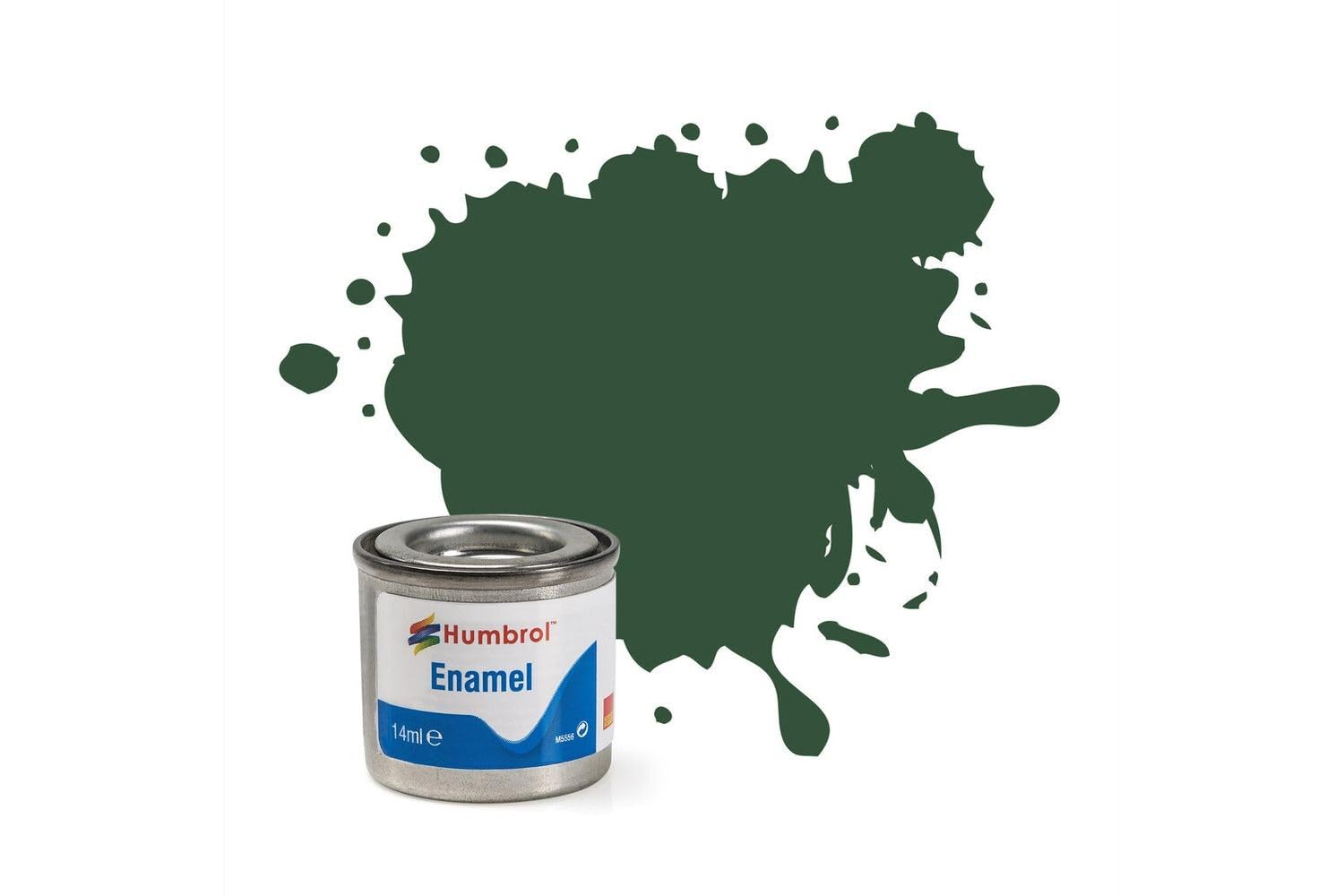 Humbrol Enamel Paint 14ML No 78 Cockpit Green - Matt
