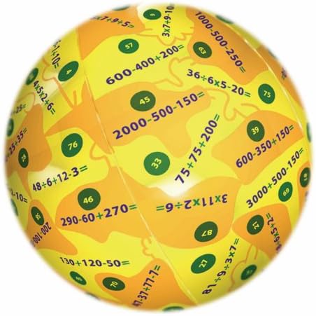 American Educational Vinyl Clever Catch Mental Math Ball, 24" Diameter