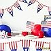 Bobee Red White Blue Independence Day Banner Decoration 8 feet Double Sided Print PreStrung