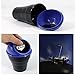 HAMIST Car Trash Can For Cup Holder Car Door Plastic Garbage Bin For Car Portable Dust Holder Rubbish Bag Blue