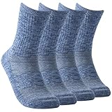Vive Bears Merino Wool Socks Women’s Hiking Socks Cushion Outdoor Crew Socks with Arch Support