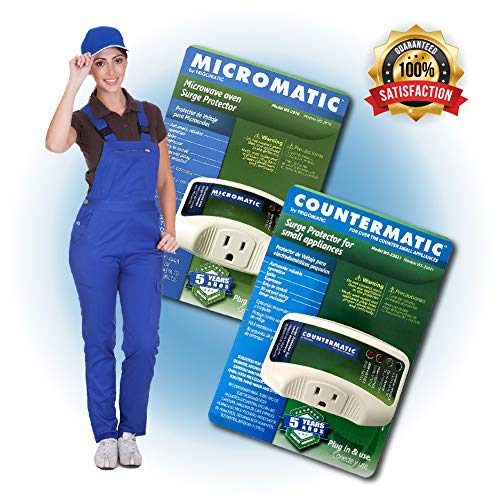 Two Electronic Surge Protector Combo Micromatic for Microwaves and