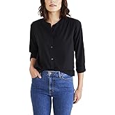 Dockers Womens Regular Fit Long Sleeve Button Down ShirtButton Down Shirt