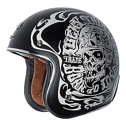 TORC T50 Route 66 Smoke Skull Lucky 13 Open Face