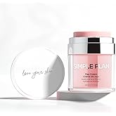 SIMPLE PLAN Advanced Moisturizing Day Cream – Hydrating Face Moisturizer with Hyaluronic Acid & Ceramides, Fragrance-free Facial Moisturizer for Women & Men, Daily Moisturizer for Sensitive Skin 50 ML