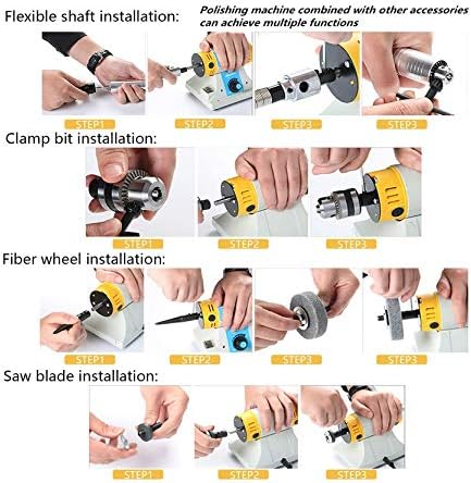 Heavy-Duty 2/5" 10mm Threaded Arbor Mandrel 8mm Long Shank - Fits Wheels Discs to 1" Thick,Pack of 2 Sets - Image 5