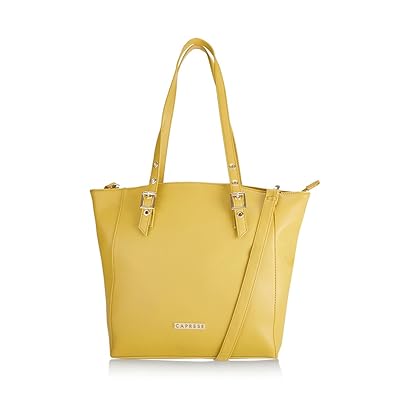 Caprese Nancy Womens Tote Bag (Yellow)