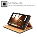 All-New Amazon Kindle Fire HD 8 Case(7th Generation,2017 Release),SKYLMW Folio Leather Case Full-Body Anti-Slip Protective Case for Fire HD 8 Tablet with Stand,Document/Card Pocket,Pen Holder,Black