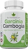 120 Capsules of Pure Max Strength 95% HCA Garcinia Cambogia Super Complex - Get Twice As Much As Other Brands by Bio Nutritional