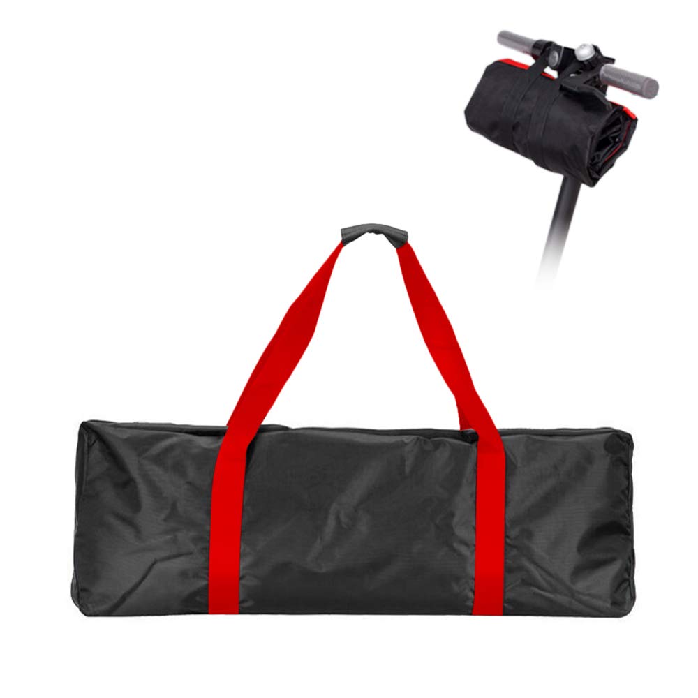 Lixada Scooter Bag – Carry Bag, Scooter Front Tube Bag, Large Capacity, Handlebar Panniers, Tool/Mobile Phone Storage Bag, Scooter Basket Bag (Red)