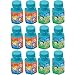amscan Mini Bubbles Favors | Bubble Guppies Collection | Party Accessory,Aqua Blue,12 pieces
