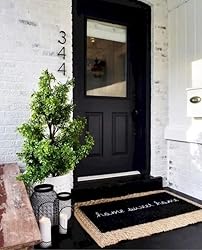 6 in Mailbox Numbers for Outside, Metal Modern