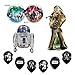 Anagram Star Wars Deluxe Happy Birthday Balloons Decoration Supplies Chewbaca R2D2 Chewy
